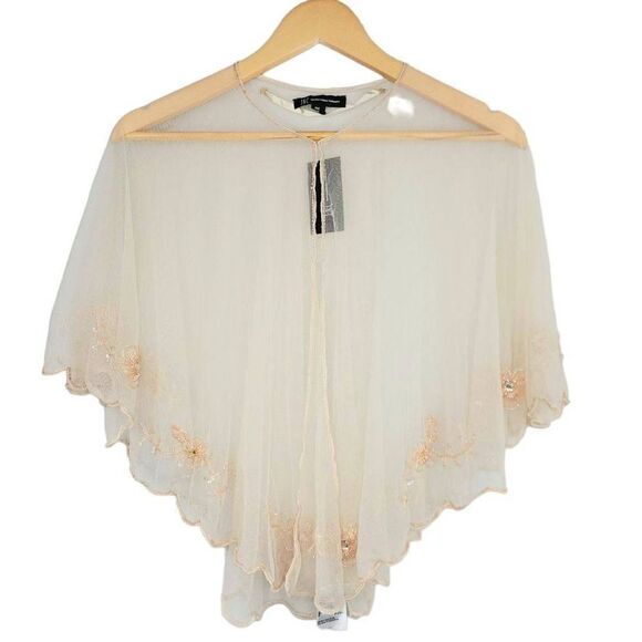INC International Concepts Floral Embellished Evening Shrug - Picture 1 of 5